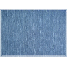 江苏兰朵针织服装有限公司-粗细靛蓝斜纹
